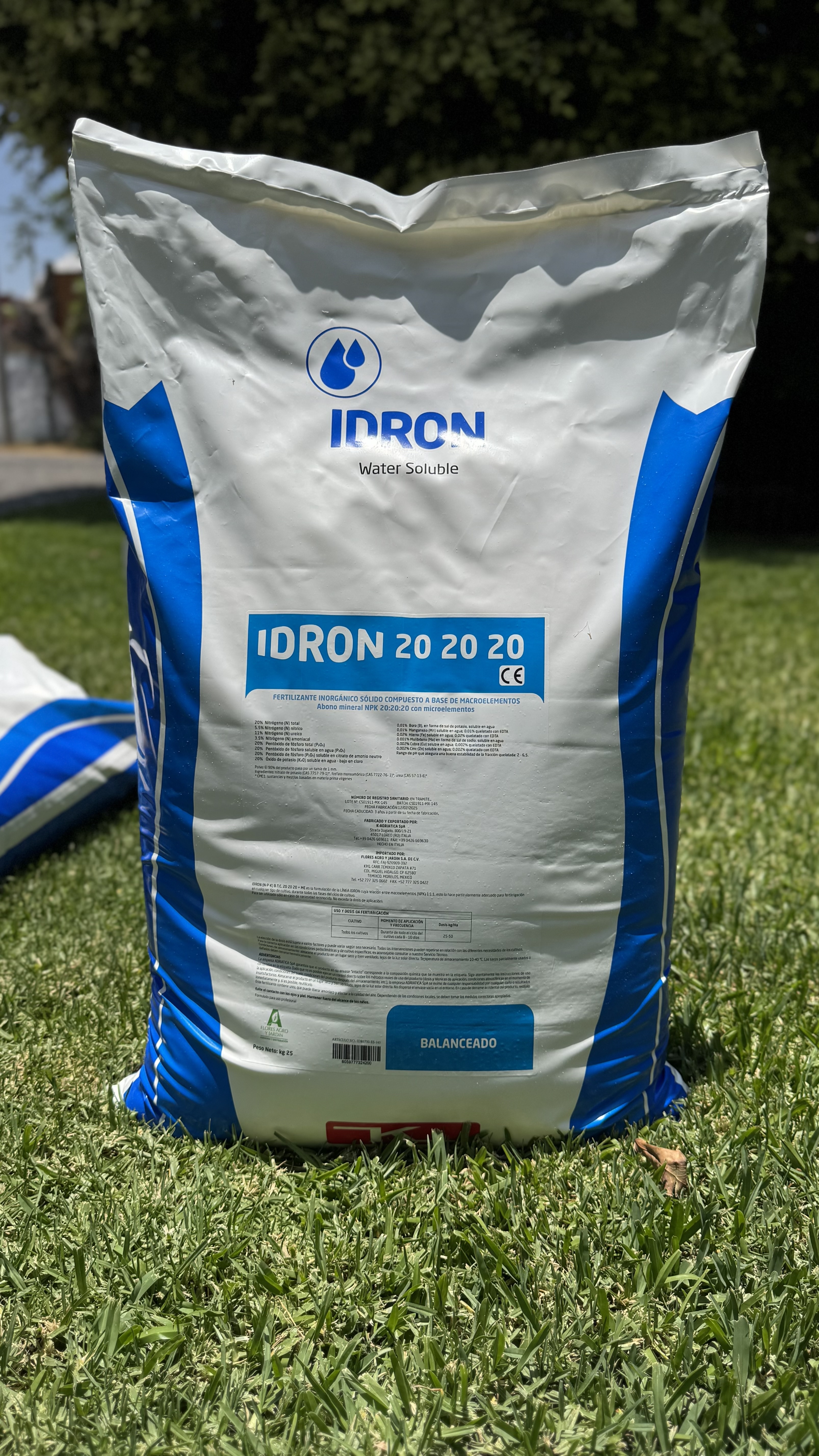 IDRON Fertilizante Hidrosoluble KAdriatica